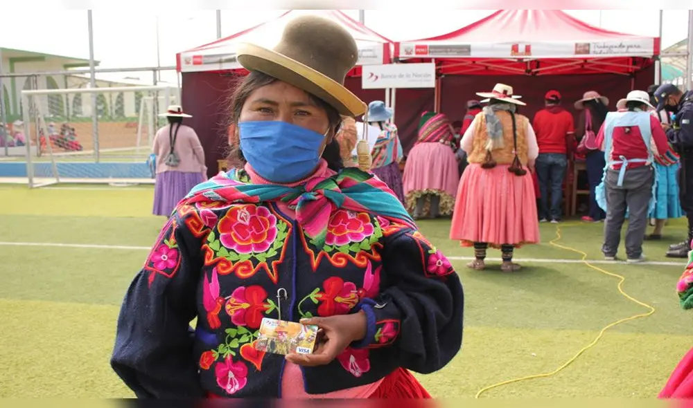 Puno. Usuarias del programa Juntos podrán realizar transacciones a través de banca movil. Foto: Juntos Puno