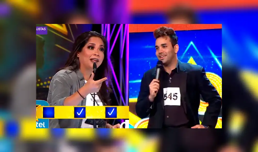 Katia Palma coquetea con imitador de Luis Miguel en 'Yo Soy' [VIDEO]