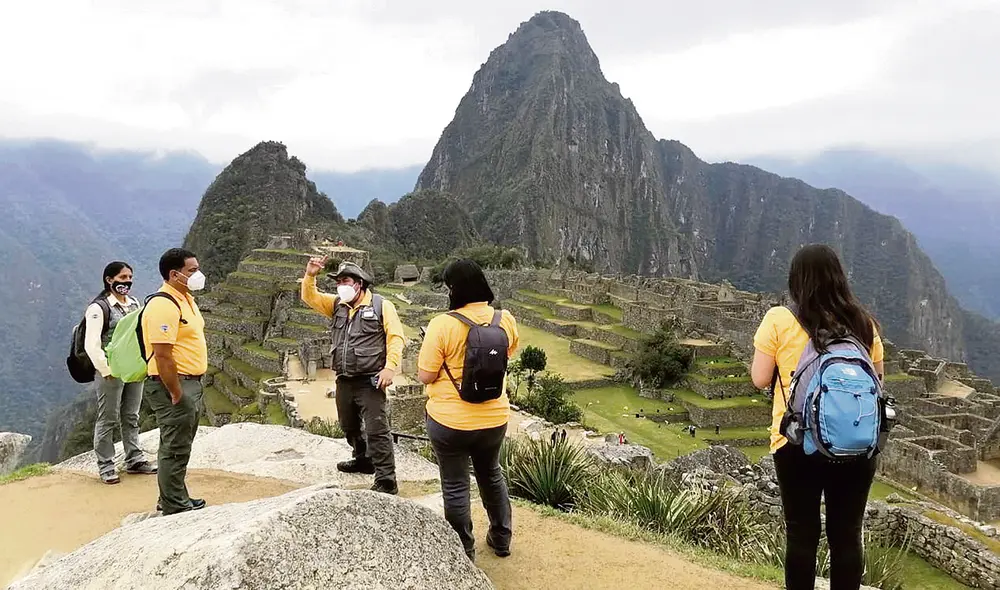 turistas machu picchu reapertura foto: difusión turistas machu picchu reapertura foto: difusión