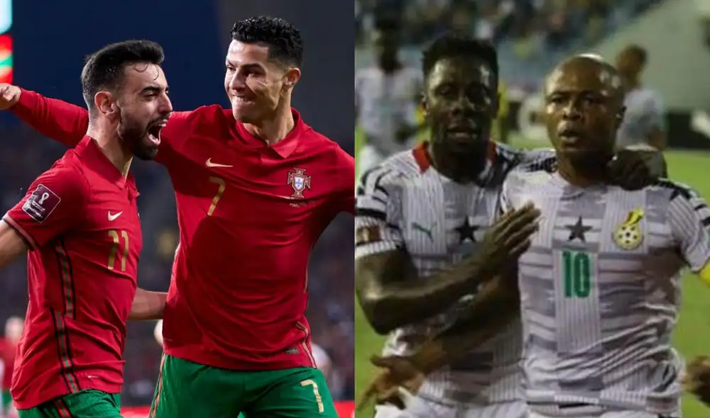 Portugal vs. Ghana: ambas selecciones tendrán su partido debut en Qatar 2022. Foto: composición LR/AFP Portugal vs. Ghana: ambas selecciones tendrán su partido debut en Qatar 2022. Foto: composición LR/AFP