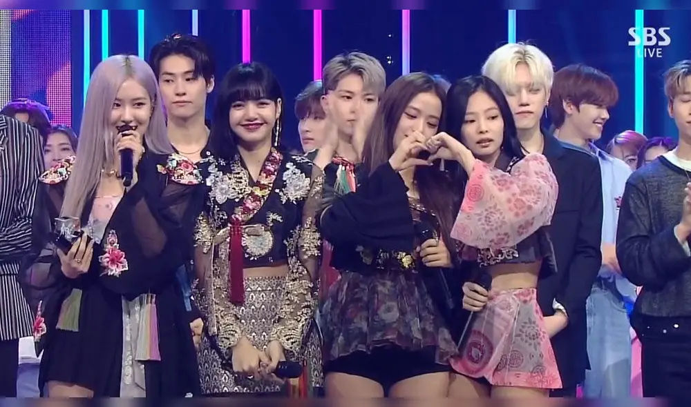 BLACKPINK en Inkigayo. Foto: captura
