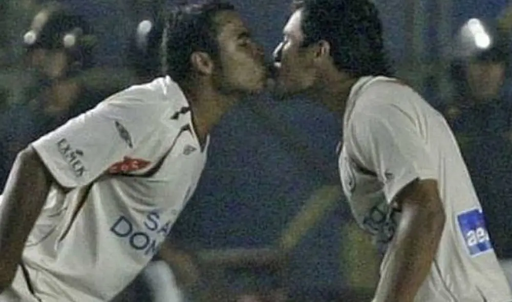 Donny Neyra con 'Malingas' Jiménez en Universitario. Foto: Archivo GLR