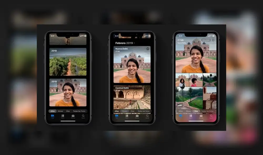 App de Cámara con iOS 13.