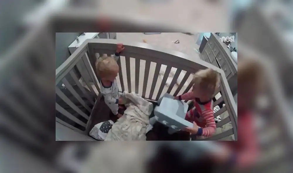 YouTube: bebé logra 'escapar' de su cuna gracias a la ingeniosa ayuda de su hermano mayor
