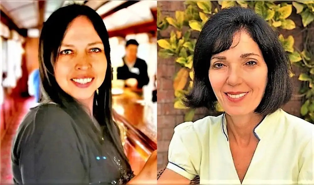 Elena Molina y Claudia Schiappa-Pietra. Elena Molina y Claudia Schiappa-Pietra.