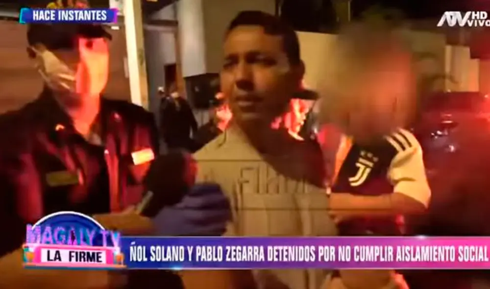 Nolberto Solano recibe duras críticas de Rodrigo González por detención durante toque de queda. Foto: Captura Nolberto Solano recibe duras críticas de Rodrigo González por detención durante toque de queda. Foto: Captura