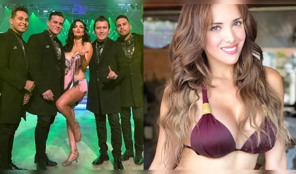 Rosángela Espinoza se reencuentra con Carloncho y su pareja sorprende con aparición en vivo