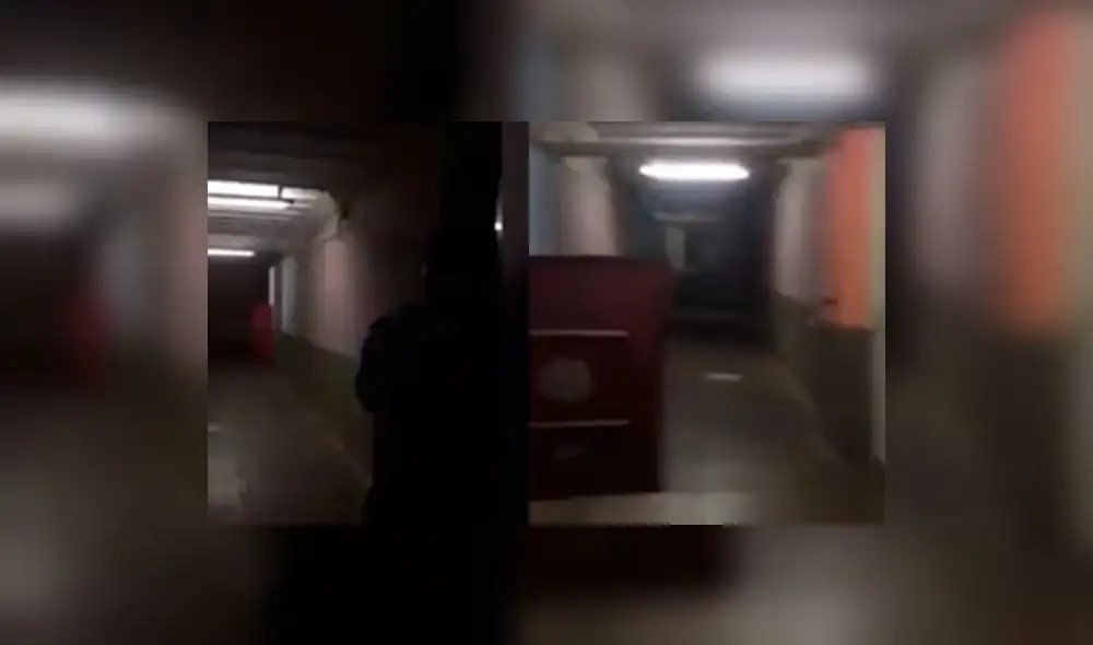 Guardias vivieron momentos de terror al captar “fantasma” en escuela | VIDEO