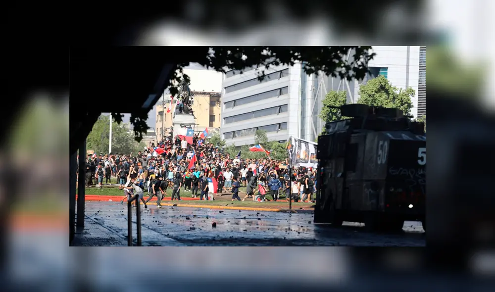 Las fotos que muestran la violencia y caos que impera en Chile. Fotos: Jorge Cerdán. Las fotos que muestran la violencia y caos que impera en Chile. Fotos: Jorge Cerdán.