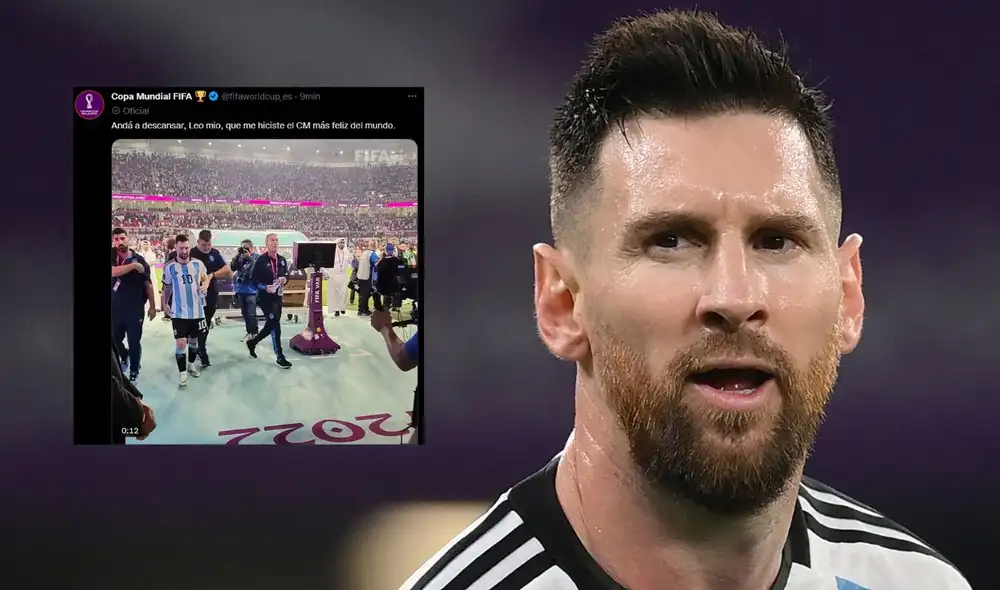 Lionel Messi fue la figura del partido tras anotar el primer gol de Argentina. Foto: composición LR/AFP/FIFA Lionel Messi fue la figura del partido tras anotar el primer gol de Argentina. Foto: composición LR/AFP/FIFA