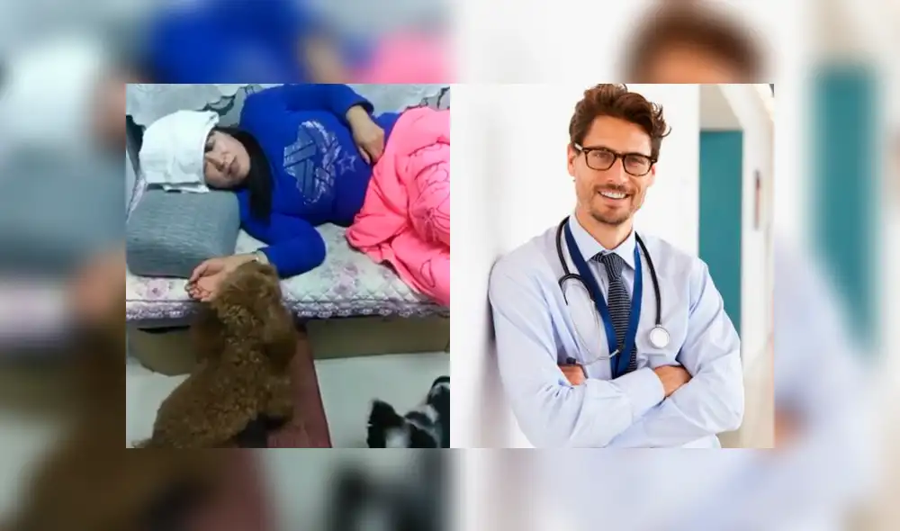 Facebook: mujer estaba enferma y su perro se hace cargo de ella como todo un doctor [VIDEO]