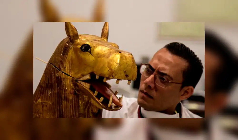 Conoce los detalles de la primera restauración al sarcófago de Tutankamón [FOTOS]