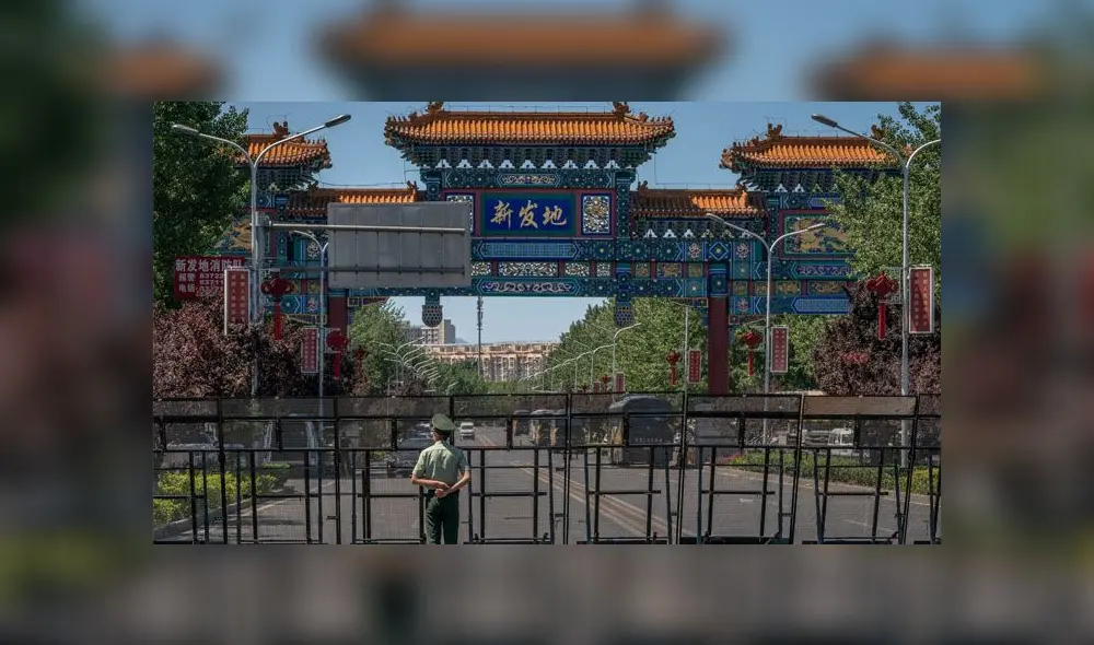 A raíz del brote en Pekín, se extremaron medidas en la capital. Foto: EFE A raíz del brote en Pekín, se extremaron medidas en la capital. Foto: EFE