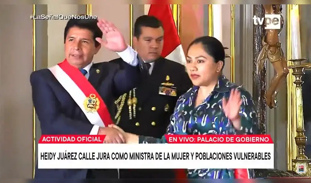 Heidy Juárez. Foto: captura Presidencia Heidy Juárez. Foto: captura Presidencia