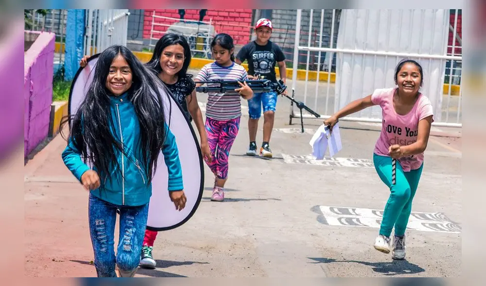 Niños integrantes de 'El Zorzalito'. Créditos: Edgar Flores Mego