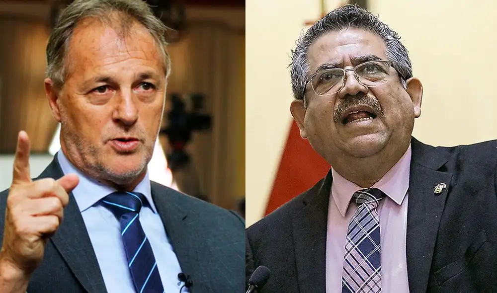 Jorge Muñoz resaltó que el régimen de Manuel Merino no escucha al pueblo. Foto: composición/La República Jorge Muñoz resaltó que el régimen de Manuel Merino no escucha al pueblo. Foto: composición/La República