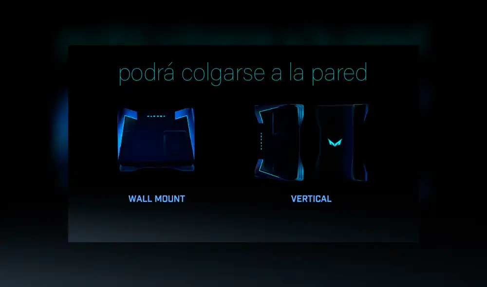 Este es el diseño oficial de Mad Box, nuevo enemigo de Sony y Microsoft que puede colgarse en la pared [FOTOS]
