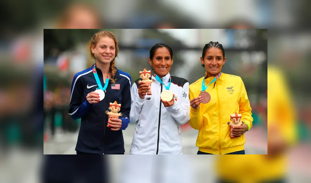 El presidente Martín Vizcarra le entregó la medalla de oro de los Panamericanos Lima 2019 a Gladys Tejeda. El presidente Martín Vizcarra le entregó la medalla de oro de los Panamericanos Lima 2019 a Gladys Tejeda.