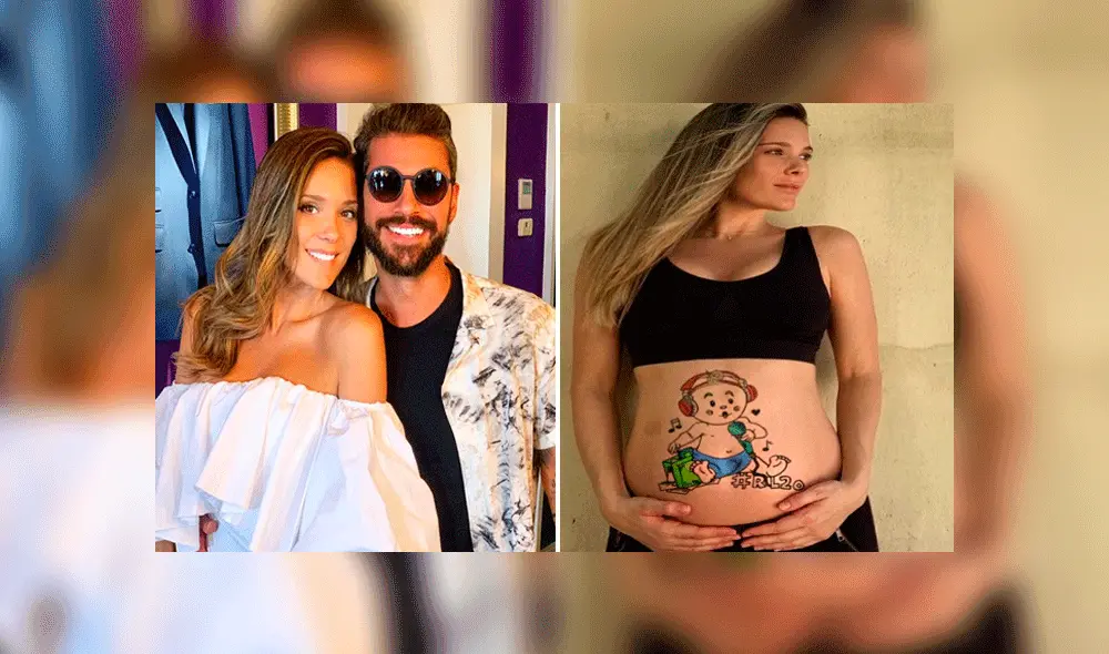 Lorena Gómez y René Ramos muestran primeras fotos de su bebé.