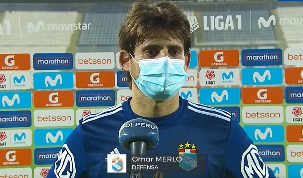 Omar Merlo juega en Sporting Cristal desde el 2018. Foto: captura de video/Gol Perú