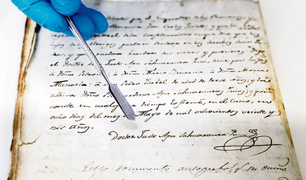 Fue redactado por el investigador Justo Apu Sahuaraura Inca, en 1838. Fue redactado por el investigador Justo Apu Sahuaraura Inca, en 1838.