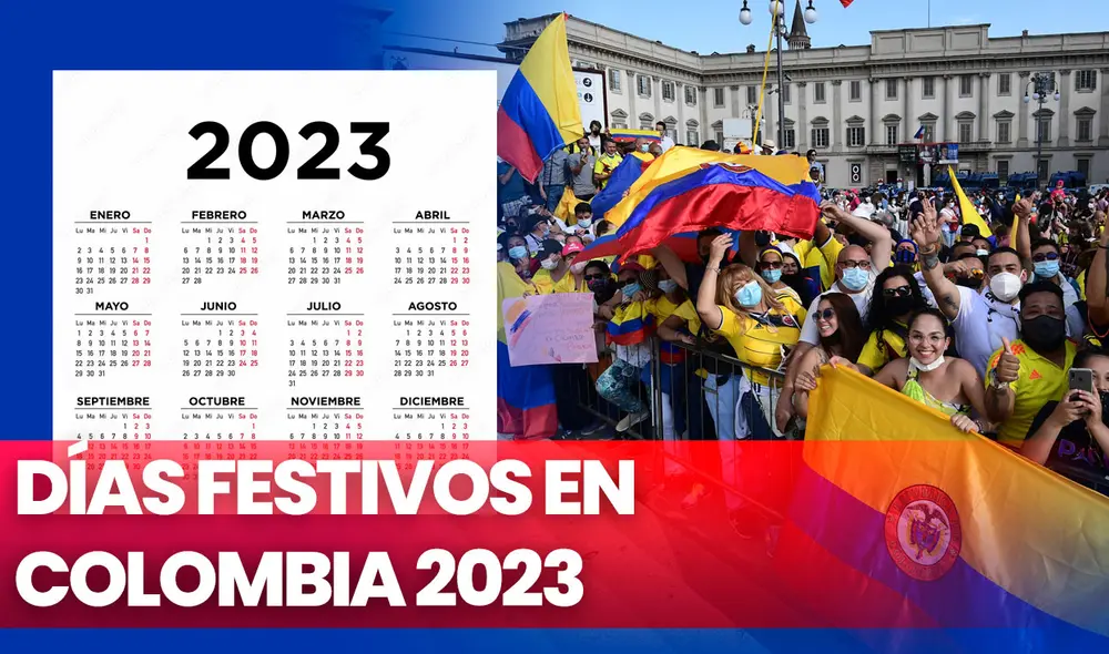 Colombia tendrá un total de 20 días festivos este 2023. Foto: composición de Fabrizio Oviedo / La República / AFP / Freepik