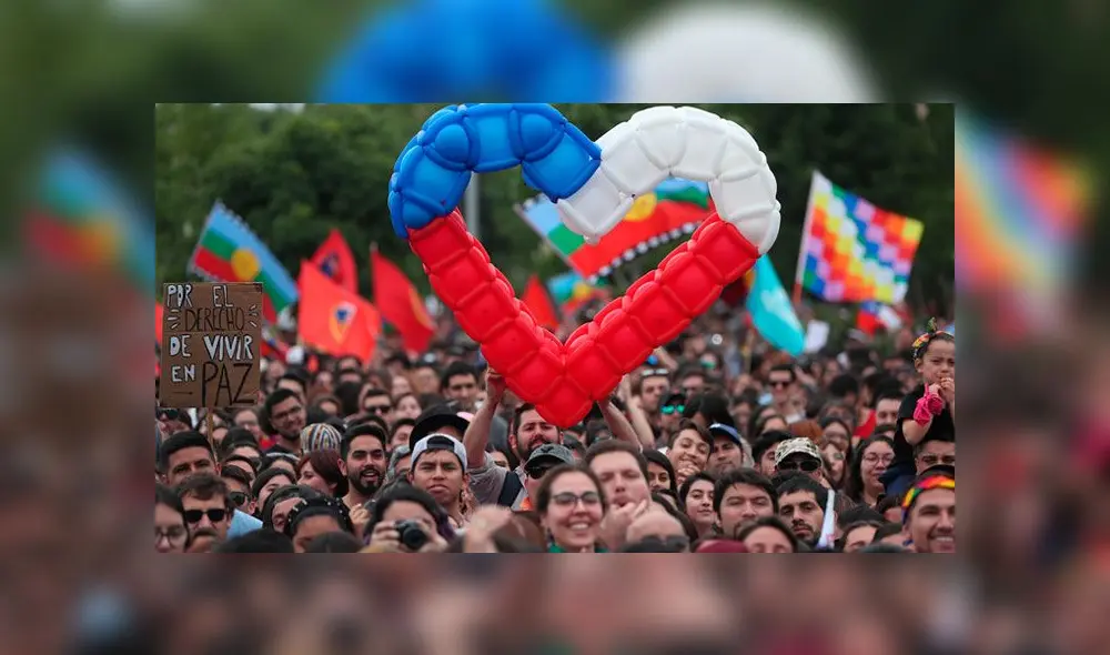 Protestas en Chile: concierto "El derecho de vivir en paz" Protestas en Chile: concierto "El derecho de vivir en paz"