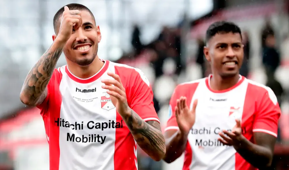 Los jugadores peruanos Sergio Peña y Miguel Araujo jugaron los 90 minutos en la victoria del Emmen sobre el Heracles por la Eredivisie.