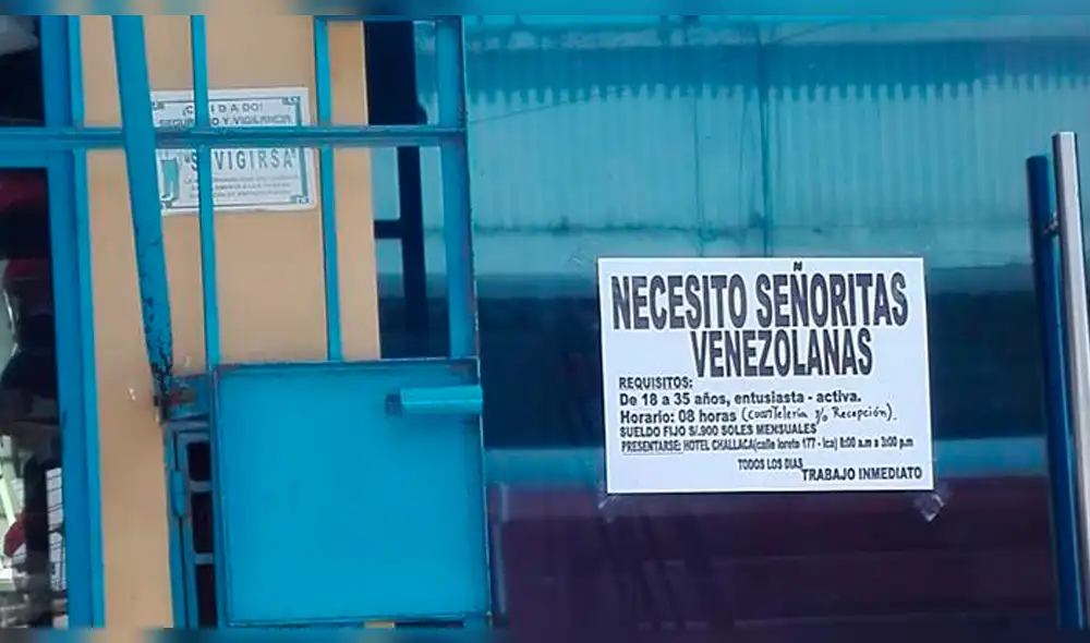 Vía Facebook: Anuncio de hotel que contrata "solo venezolanas" causa polémica Vía Facebook: Anuncio de hotel que contrata "solo venezolanas" causa polémica