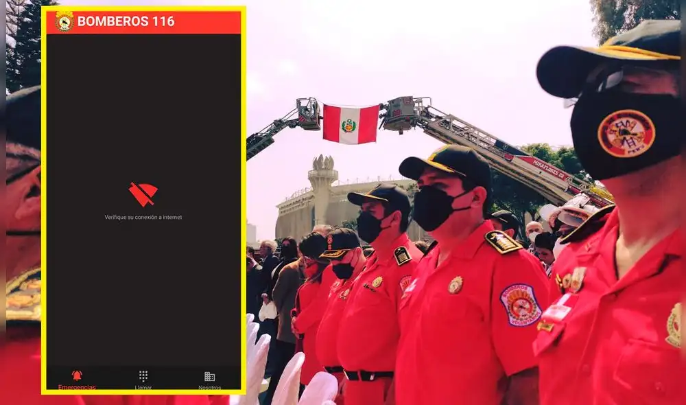 Los hombres de rojo han vuelto a comunicarse mediante radio. Foto: composición LR/captura de app Bomberos/ Patronato Nacional de Bomberos Los hombres de rojo han vuelto a comunicarse mediante radio. Foto: composición LR/captura de app Bomberos/ Patronato Nacional de Bomberos