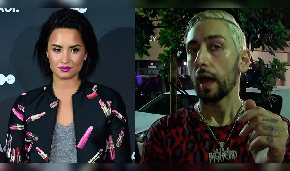Brandon Johnson culpó a Demi Lovato por su 'adicción' a las drogas