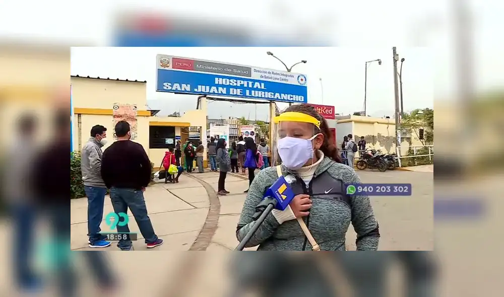 Carmen Quispe ya no sabe qué hacer para que pueda retirar los restos de su progenitor. (Foto: Captura de video / Latina Noticias)