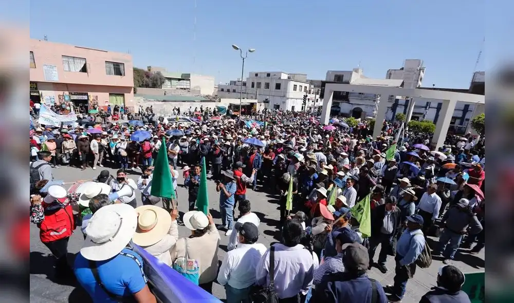 Protesta en Arequipa