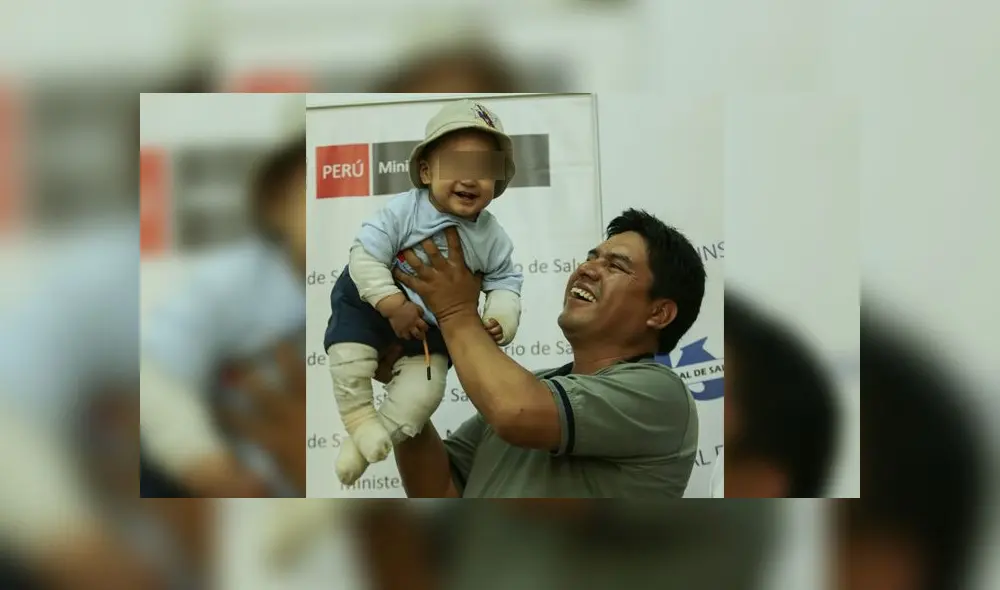 Bebé perdió a su madre y hermano mayor en deflagración de Villa El Salvador. Bebé perdió a su madre y hermano mayor en deflagración de Villa El Salvador.