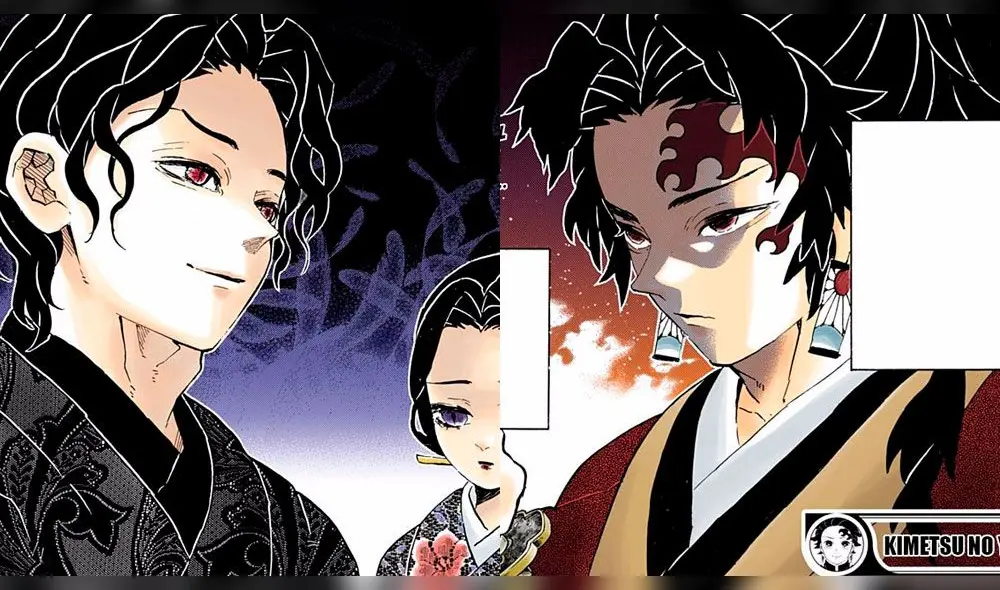 El manga se encuentra en un flashback del antepasado de Tanjirou. Foto: Manga Plus