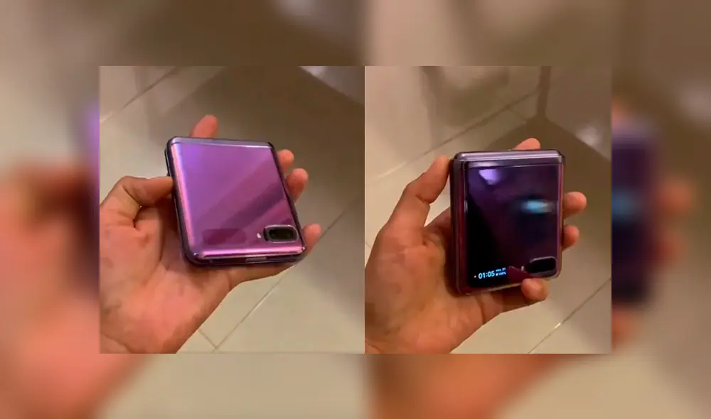 El primer video en la vida real del Samsung Galaxy Z Flip se filtró en redes sociales.