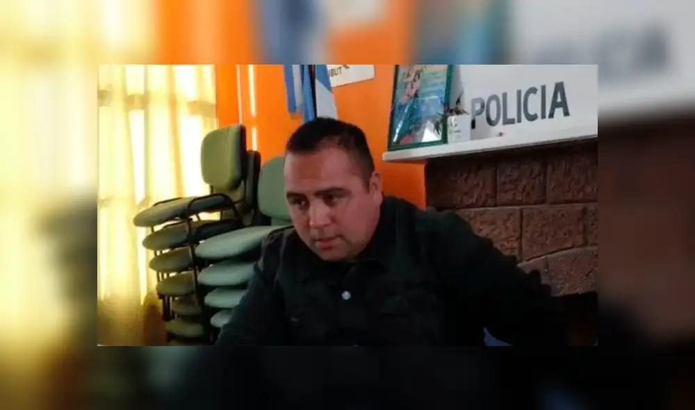 Cristian Montesino, Policía de Chubut.