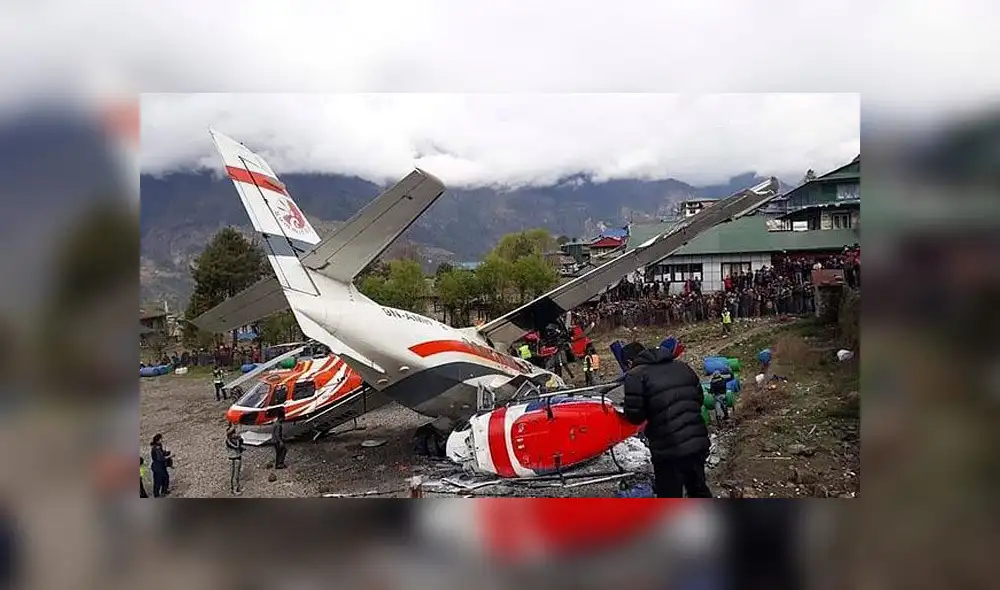 Choque entre avión y un helicóptero deja al menos 3 muertos en el Monte Everest [VIDEO]