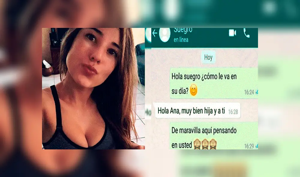 WhatsApp: Chica le envía foto íntima a su suegro y le da una polémica confesión [FOTOS] 
