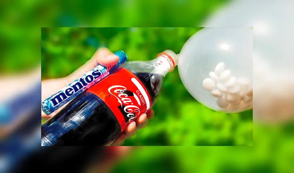 Video es viral en YouTube. Un joven se atrevió a beber Coca Cola, luego de haber comido un paquete de Mentos, sin imaginar lo que sucedería. Foto: Captura. Video es viral en YouTube. Un joven se atrevió a beber Coca Cola, luego de haber comido un paquete de Mentos, sin imaginar lo que sucedería. Foto: Captura.