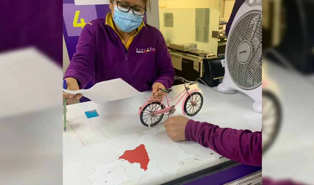 La joven olvidó leer la descripción del producto y recibió un adorno. Foto: Captura/Facebook/Twitter La joven olvidó leer la descripción del producto y recibió un adorno. Foto: Captura/Facebook/Twitter