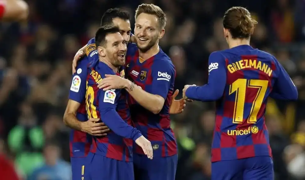 Plantel del FC Barcelona cobrará el 98% de su sueldo. Foto: Prensa FCB Plantel del FC Barcelona cobrará el 98% de su sueldo. Foto: Prensa FCB