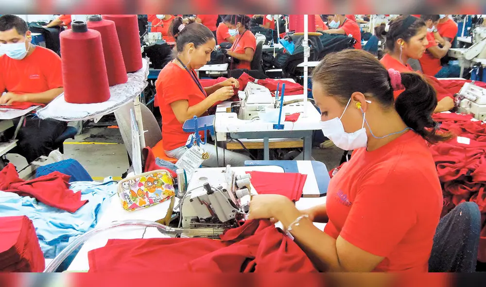 Industria textil y confecciones cayó 32,1% durante 2020. Específicamente, el subsector confecciones lo hizo en 35,9%, mientras que las importaciones solamente en el primer semestre de 2020, alcanzó picos de 564%. Foto: Difusión