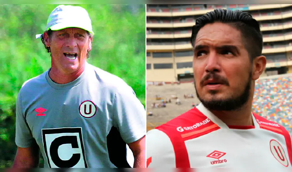 Pedro Troglio coincidió con Juan Manuel Vargas en Universitario en el 2017. Foto: composición La República