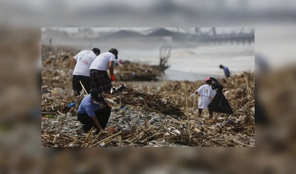 Playa Márquez es una de las más contaminadas, debido al plástico y basura. Foto: difusión