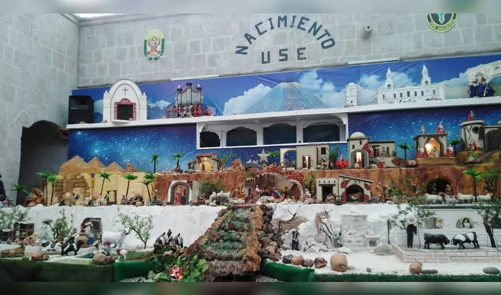 Nacimiento mecatrónico se exhibirá desde mañana 20 de diciembre. Foto: Archivo La República