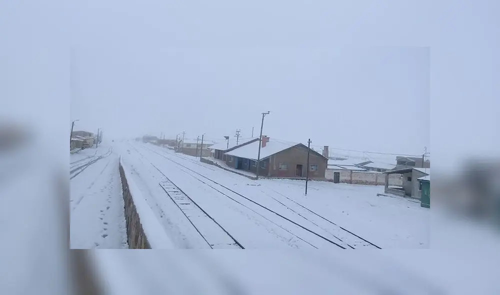 Imata es una de las zonas con más frecuencia de temperaturas bajo cero en Arequipa. Foto: Senamhi