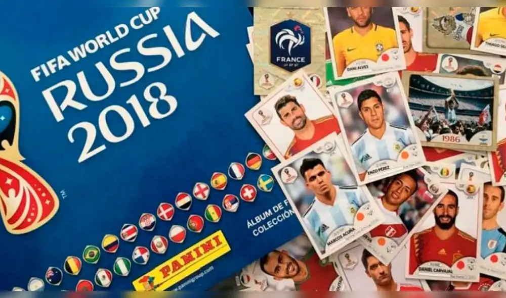 La última publicación de Panini sobre una Copa del Mundo fue para Rusia 2018. Foto: difusión
