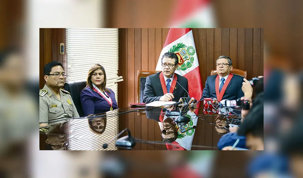 El jefe de la Odecma, Johnny Cáceres, dio a conocer las estadísticas. Foto: Archivo La República