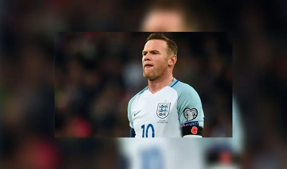 Wayne Rooney fue capitán de la selección de Inglaterra. Foto: AFP